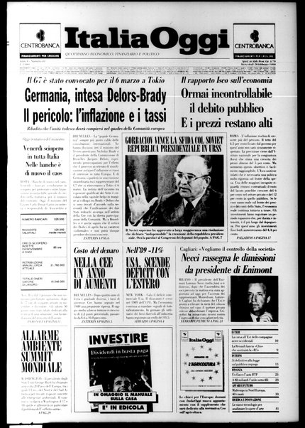 Italia oggi : quotidiano di economia finanza e politica